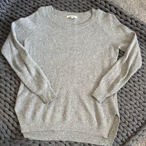 Madewell grey knit sweater